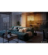 Gorley Glass Floor Lamp Matt Black 1x E27-10