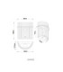 Gorley Wall Lamp Matt Sand Colour  1x E27-8