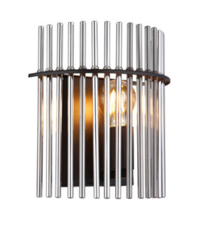 Gorley Wall Lamp Matt Black 1x E27-1