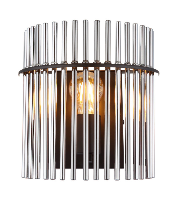 Gorley Wall Lamp Matt Black 1x E27-3