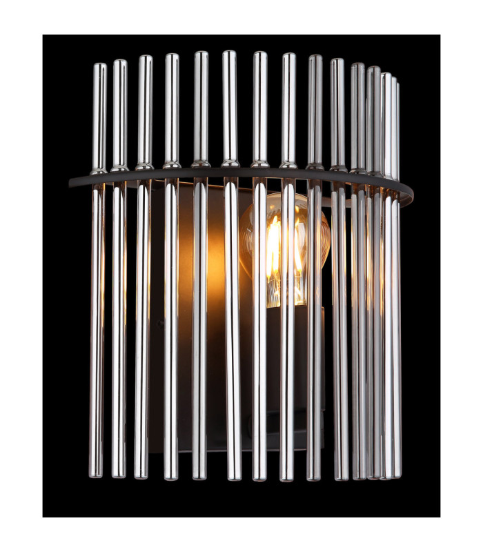 Gorley Wall Lamp Matt Black 1x E27-4