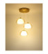 Avila Integrated LED Cluster Pendant Ceiling Light Gold Colours Brushed 2700-6500K-7