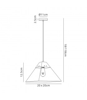 Dome Ceiling Pendant Small, E14, Antique Brass - 2