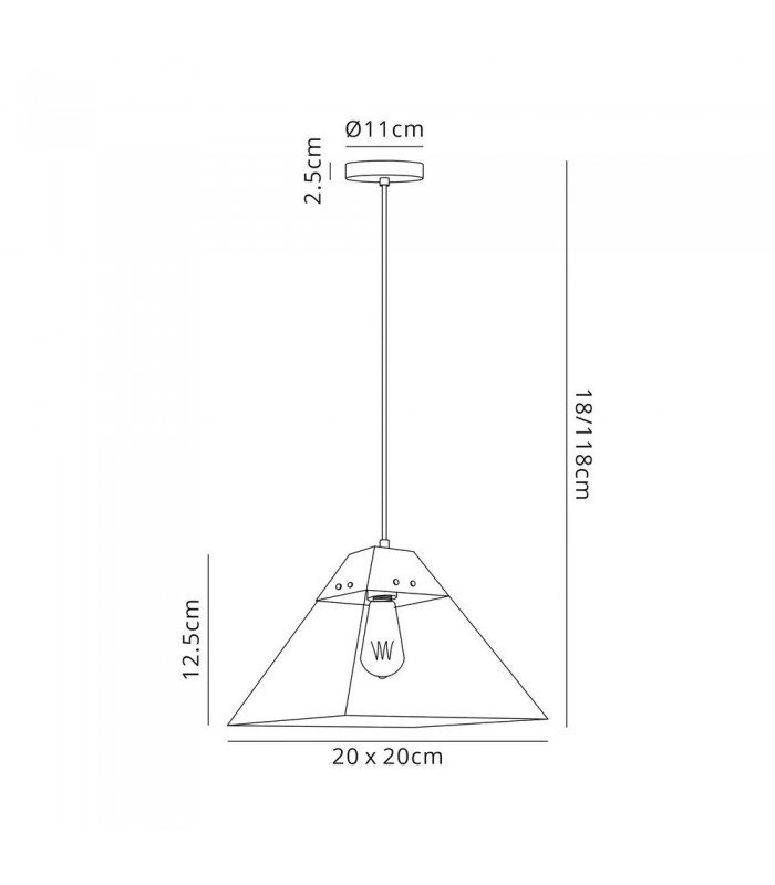 Dome Ceiling Pendant Small, E14, Antique Brass - 2