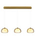 Avila Integrated LED Bar Pendant Ceiling Light Gold Colours Brushed 2700-6500K-3
