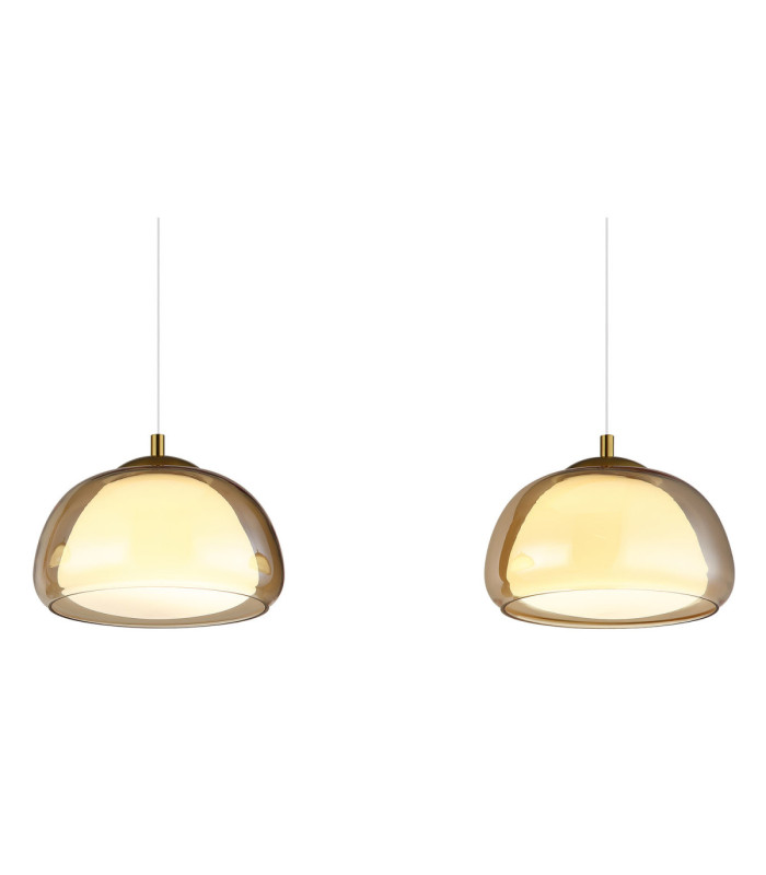 Avila Integrated LED Bar Pendant Ceiling Light Gold Colours Brushed 2700-6500K-4