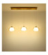 Avila Integrated LED Bar Pendant Ceiling Light Gold Colours Brushed 2700-6500K-9