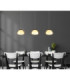 Avila Integrated LED Bar Pendant Ceiling Light Gold Colours Brushed 2700-6500K-12