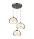 Avila Integrated LED Cluster Pendant Ceiling Light Gunmetal 2700-6500K-1