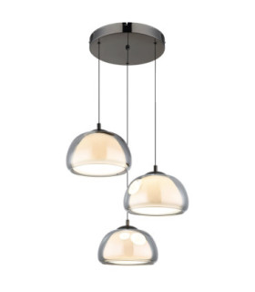 Avila Integrated LED Cluster Pendant Ceiling Light Gunmetal 2700-6500K-1