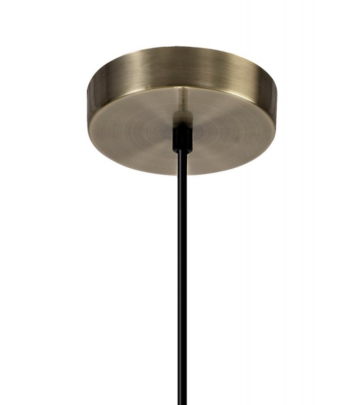 Dome Ceiling Pendant Small, E14, Antique Brass - 4