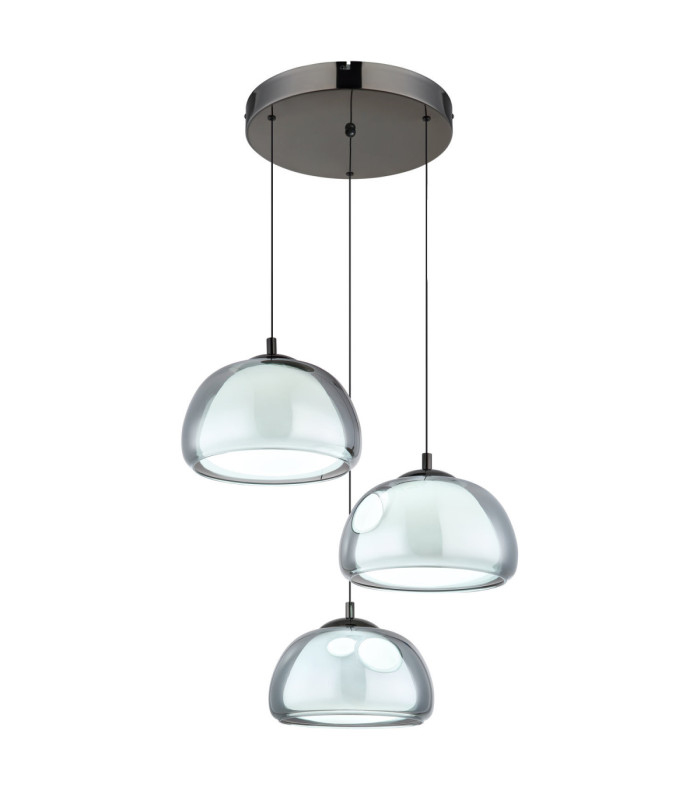 Avila Integrated LED Cluster Pendant Ceiling Light Gunmetal 2700-6500K-5