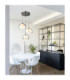 Avila Integrated LED Cluster Pendant Ceiling Light Gunmetal 2700-6500K-9