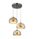 Avila Integrated LED Cluster Pendant Ceiling Light Gunmetal 2700-6500K-10
