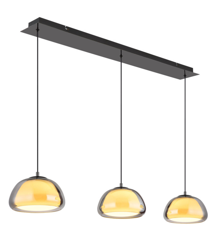 Avila Integrated LED Bar Pendant Ceiling Light Gunmetal 2700-6500K-4