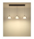 Avila Integrated LED Bar Pendant Ceiling Light Gunmetal 2700-6500K-6