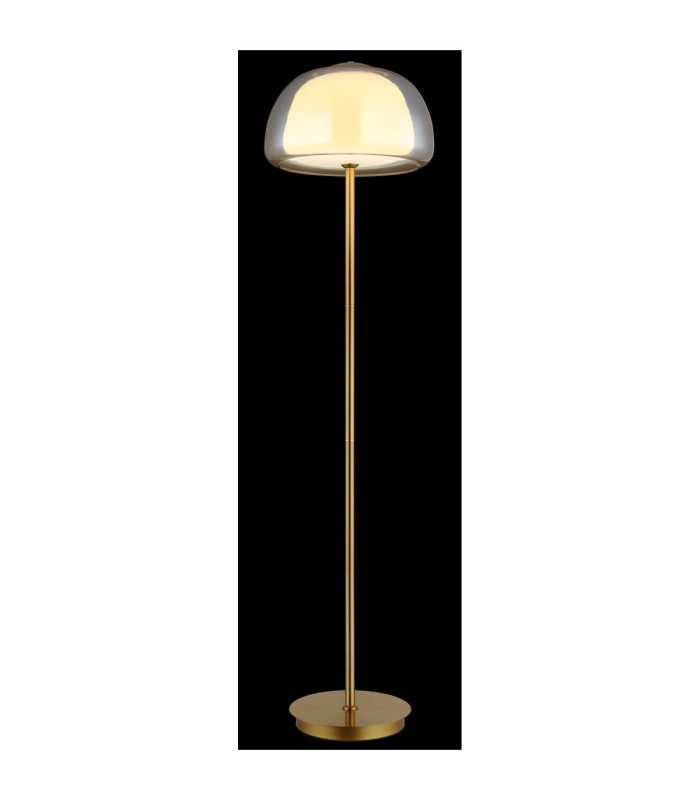 Avila Integrated LED Floor Lamp Gold Colours Brushed 2700-6500K-5