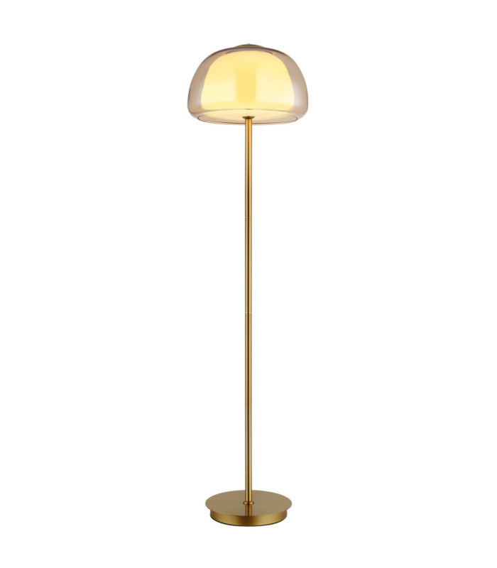 Avila Integrated LED Floor Lamp Gold Colours Brushed 2700-6500K-6