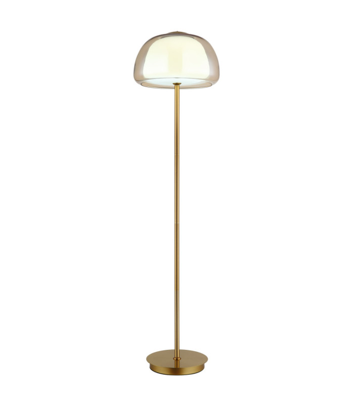 Avila Integrated LED Floor Lamp Gold Colours Brushed 2700-6500K-7
