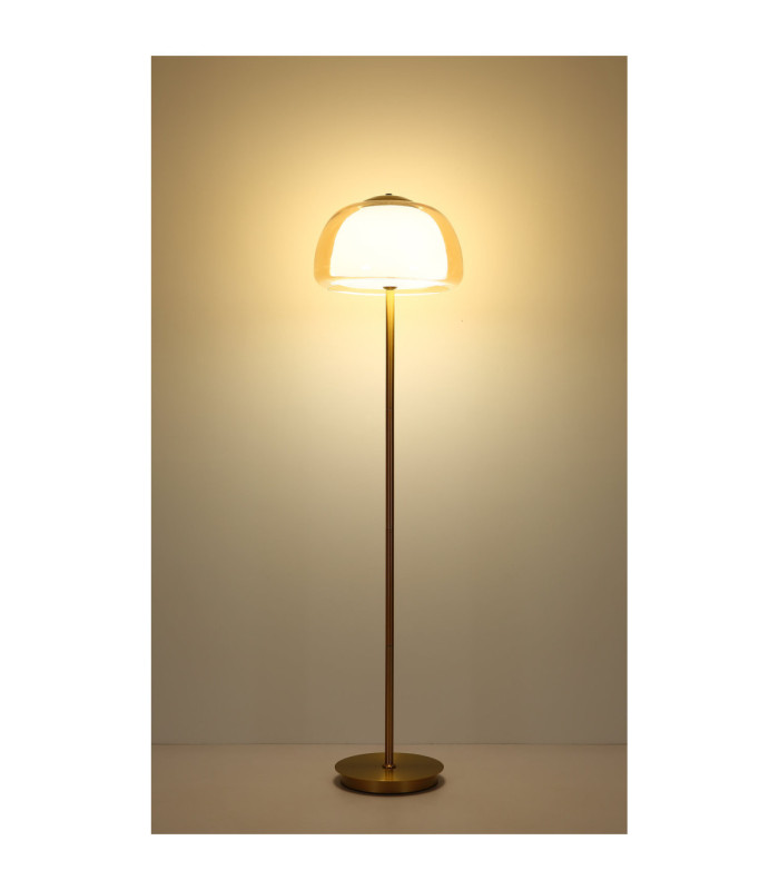 Avila Integrated LED Floor Lamp Gold Colours Brushed 2700-6500K-9