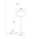 Avila Integrated LED Floor Lamp Gold Colours Brushed 2700-6500K-13