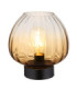 Solveig Table Lamp Amber Glass 1x E27-1
