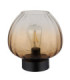 Solveig Table Lamp Amber Glass 1x E27-2