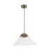 Dome Ceiling Pendant Large, E27, Antique Brass - 1
