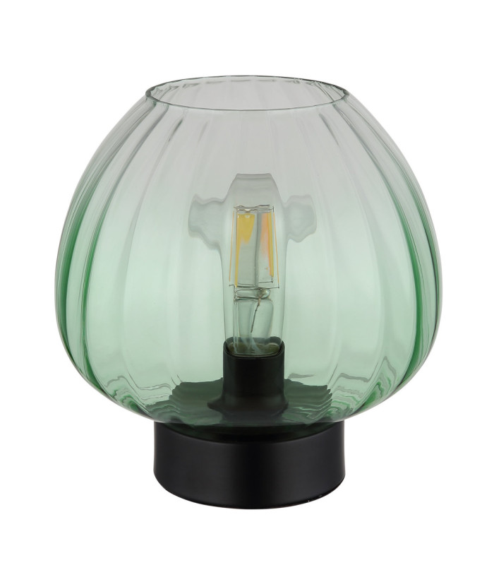 Solveig Table Lamp Green Glass 1x E27-2