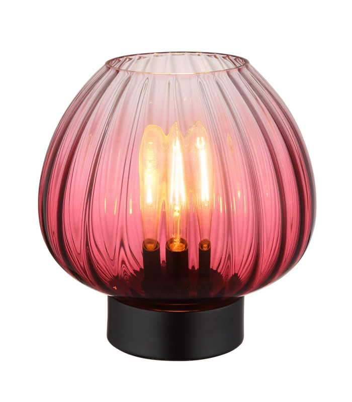 Solveig Table Lamp Red Glass 1x E27-1