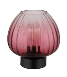 Solveig Table Lamp Red Glass 1x E27-2