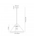 Dome Ceiling Pendant Large, E27, Antique Brass - 2