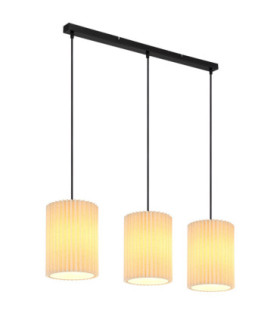 Page Bar Pendant Ceiling Light Matt Black 3x E27-1