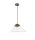 Dome Ceiling Pendant Large, E27, Antique Brass - 3