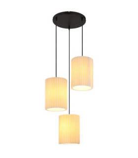 Page Cluster Pendant Ceiling Light Matt Black 3x E27-1