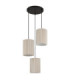 Page Cluster Pendant Ceiling Light Matt Black 3x E27-2