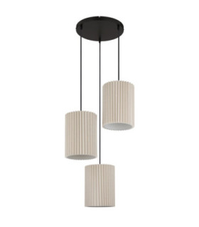 Page Cluster Pendant Ceiling Light Matt Black 3x E27-2