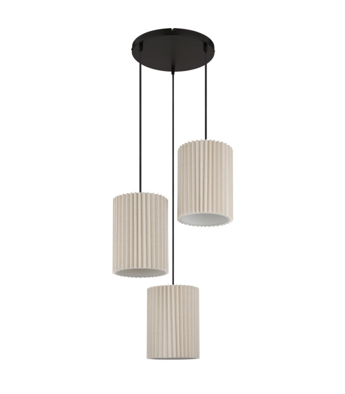 Page Cluster Pendant Ceiling Light Matt Black 3x E27-2