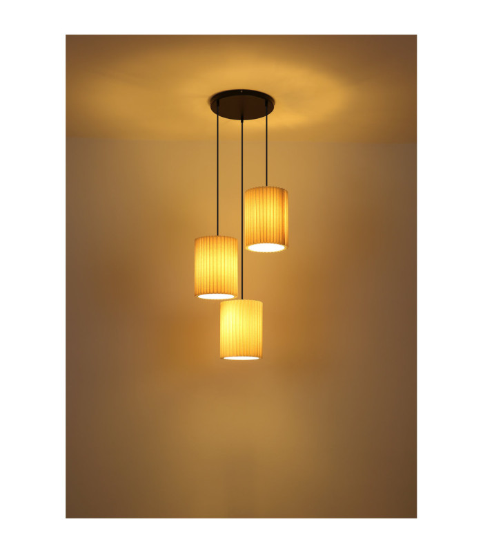 Page Cluster Pendant Ceiling Light Matt Black 3x E27-4