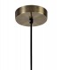 Dome Ceiling Pendant Large, E27, Antique Brass - 4