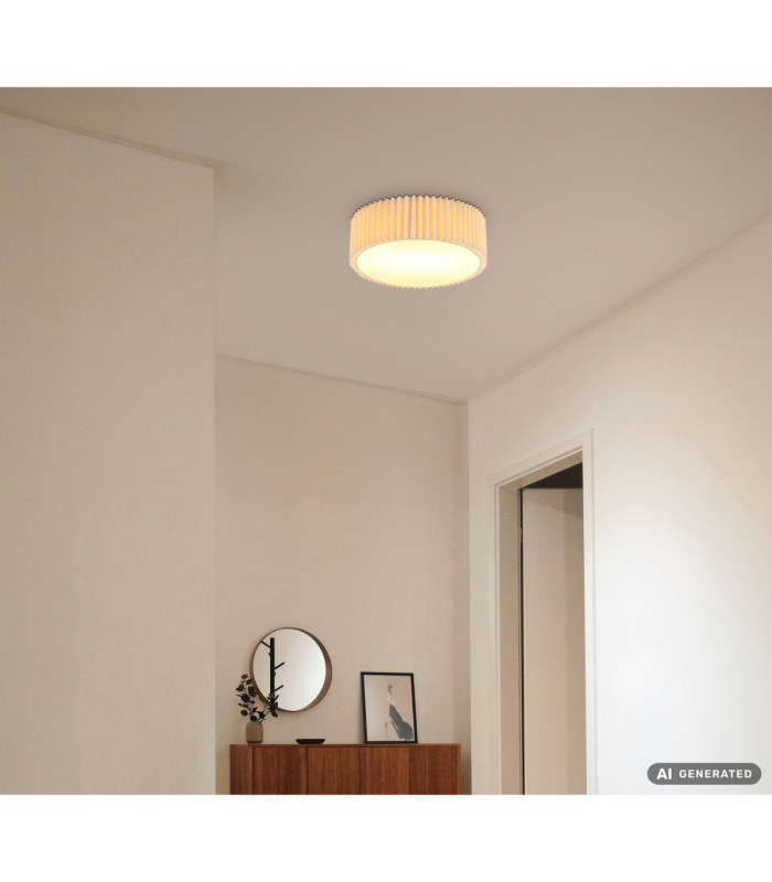Page Cylindrical Ceiling Light Matt White 2x E27-4