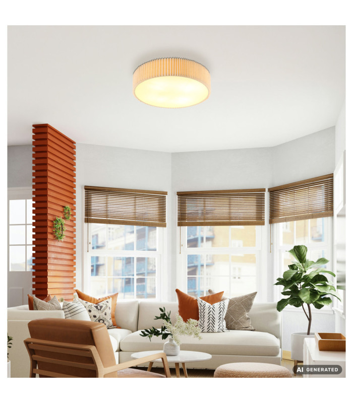 Page Cylindrical Ceiling Light Matt White 4x E27-4