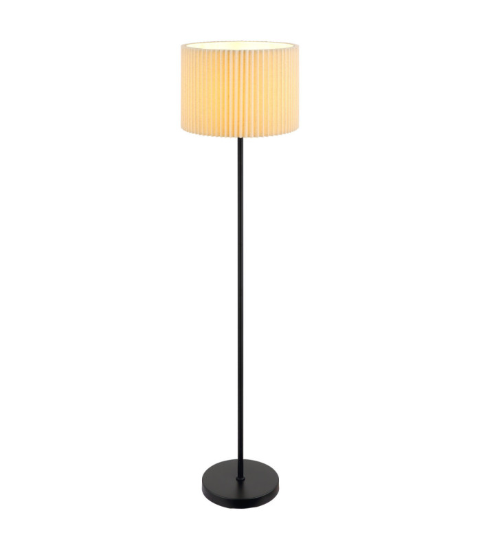Page Floor Lamp With Shade Matt Black 1x E27-3
