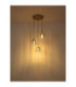 Alfred Cluster Pendant Ceiling Light Matt Sand Colour  3x E27-5