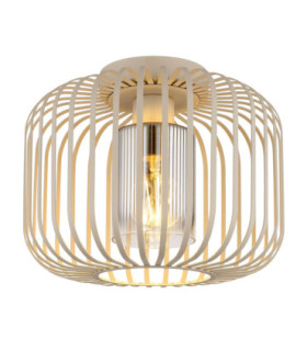 Alfred Semi Flush Ceiling Light Matt Sand Colour  1x E27-1