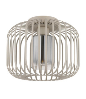 Alfred Semi Flush Ceiling Light Matt Sand Colour  1x E27-2