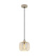Alfred Wire Frame Pendant Ceiling Light Matt Sand Colour  1x E27-1