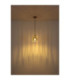 Alfred Wire Frame Pendant Ceiling Light Matt Sand Colour  1x E27-5
