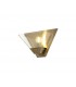 Wall Lamp, 1 Light E14, Antique Brass - 1
