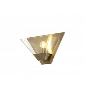 Wall Lamp, 1 Light E14, Antique Brass - 1